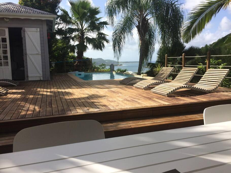 La Charmante Villa Coco Avec Magnifique Vue Mer Le Marin Экстерьер фото